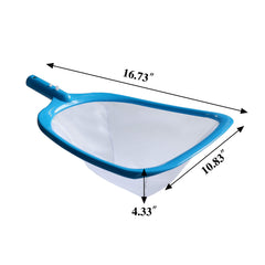 ATIE Pool Spa Leaf Skimmer Net side view with tapered front edge