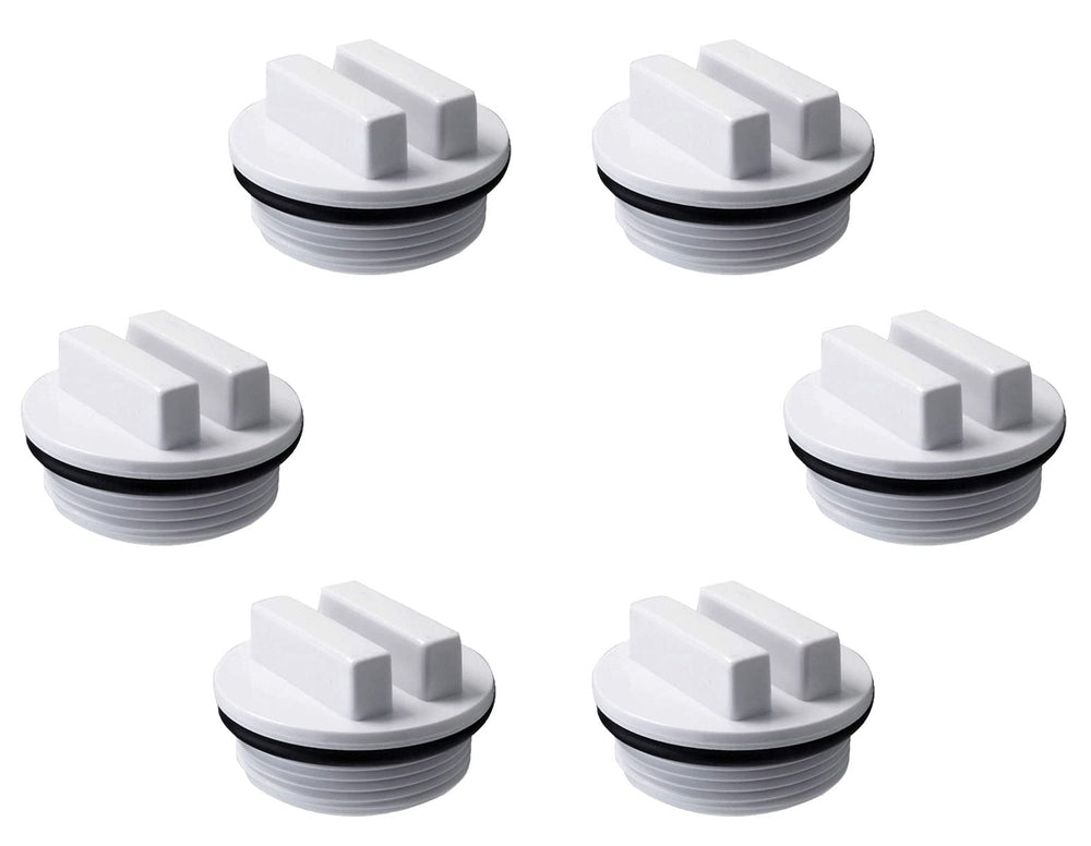 ATIE pool spa return line winterizing plug, front view