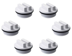 ATIE pool spa return line winterizing plug, front view