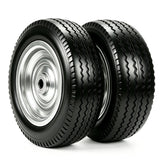 Atlantic 10-Inch Solid PU Wheel front view