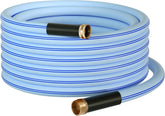 Atlantic 50 ft blue heavy duty garden hose front view