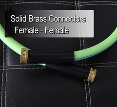 Atlantic Heavy Duty Garden Hose flexible design being used in a garden
