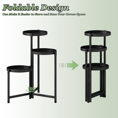 Atpddpey plant stand in a garden setting