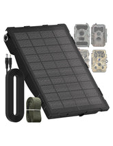 Augstci Solar Panel for Trail Camera front view