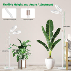 Aumtrly Large Plant Grow Light adapter and specifications