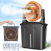 Ausic 10-inch portable misting fan front view