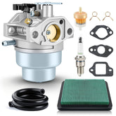 AUTOKAY GCV160 Carburetor front view with air filter and spark plug