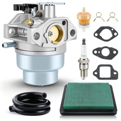 AUTOKAY GCV160 Carburetor front view with air filter and spark plug