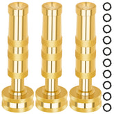AUTOMAN Brass Hose Nozzle pack of 3 with rubber washers