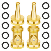 AUTOMAN Brass Hose Nozzle Set 4 Count in packaging