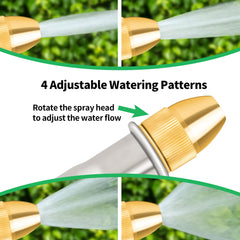 AUTOMAN Garden Hose Nozzle close-up of the adjustable spray head