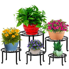 Autopromake 5 Pack Metal Plant Stand showing various sizes