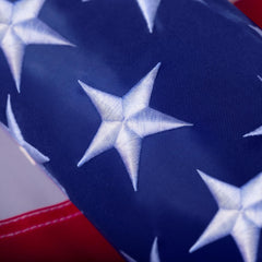 AUYRE American Flag 4x6 ft front view with embroidered stars