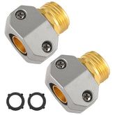 AuySier Garden Hose Repair Kit 2 Pack with connectors and clamps
