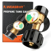 AWEASROY propane tank gauge front view with easy-to-read dial