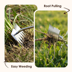 awrose Weed Puller Tool ergonomic handle close-up