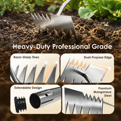 awrose Weed Puller Tool showing stainless steel construction