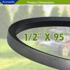 Axyuada Deck Belt 1/2 x 95 side view