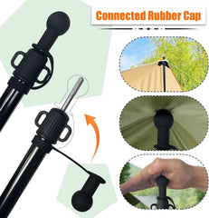 AYAMAYA Tarp Pole rubber cap for slip resistance