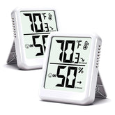 Ayawiss Digital Indoor Thermometer Hygrometer front view showing display