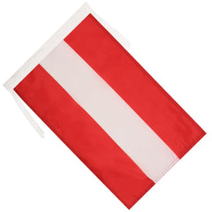 AZ FLAG Austria Flag showing reinforced edges and hanging cords