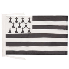 AZ FLAG Brittany Flag 12x18 inches front view with reinforced edges