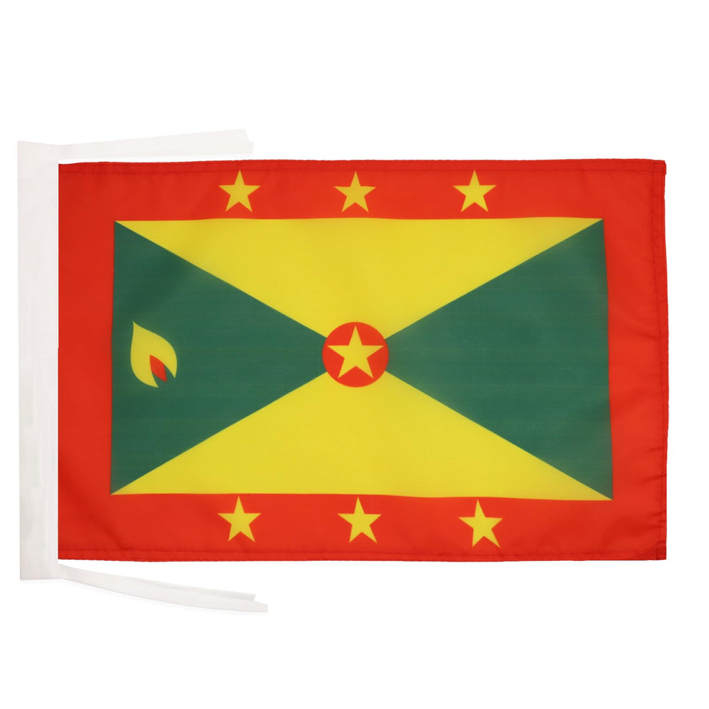 AZ FLAG Grenada Flag 12x18 front view with reinforced edges