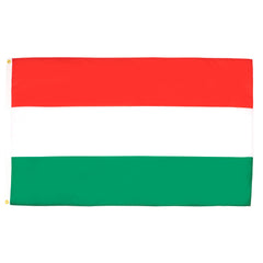AZ FLAG Hungary Flag 5x8 ft front view with brass eyelets