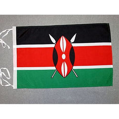 AZ FLAG Kenya Flag showing reinforced edges and seams