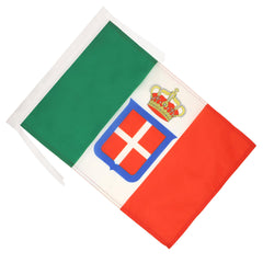 AZ FLAG Kingdom of Italy Crown Flag with hanging cords