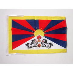 AZ FLAG Tibetan Flag 12x18 inches in vibrant Tibet colour