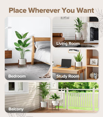 AZADESJET Adjustable Plant Stand in modern living room setting