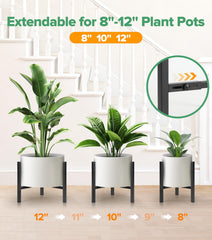 AZADESJET Plant Stand showing sturdy triangle structure