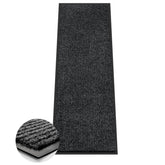 Azadx Heavy Duty Door Mat 2'x6' dark grey front view