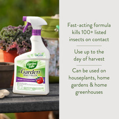 Back label of Garden Safe Insect Killer 32Oz