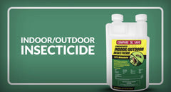 Back of Compare-N-Save Insect Control Concentrate bottle with instructions