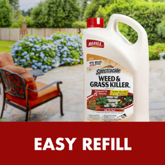 Back of Spectracide Weed & Grass Killer bottle