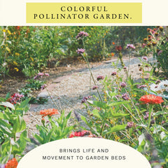 Back of the Sereniseed Hummingbird Wildflower Mix Seeds pouch