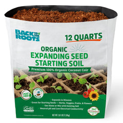 Back to the Roots Organic Seed Starting Mix compressed block