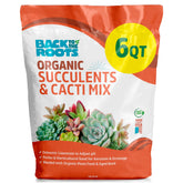 Back to the Roots Organic Succulent & Cacti Mix 6 Quart front view