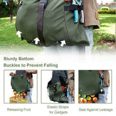 Back view of Cover Geny Gardening Apron