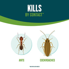 Back view of EcoLogic Home Insect Control Spray 64oz with ingredient details