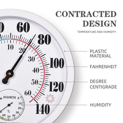Back view of FILL AWAY Indoor Outdoor Thermometer