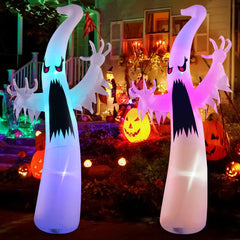 Back view of GOOSH 6FT Halloween Inflatable Ghost