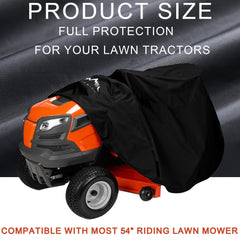 Back view of Himal Outdoors Riding Lawn Mower Cover