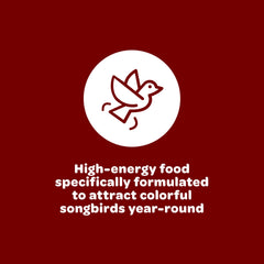 Back view of Kaytee Songbird Blend Bird Seed packaging