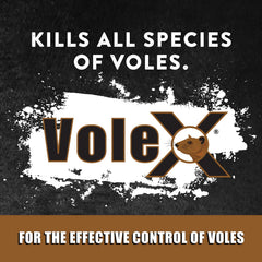 Back view of MouseX VoleX Pellets packaging
