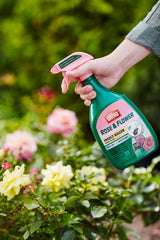 Back view of Ortho Rose and Flower Insect Killer spray bottle