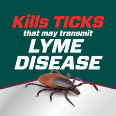 Back view of Ortho Tick B-gon Tick Killer Ready-to-Spray bottle
