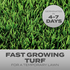 Back view of Scotts Turf Builder Grass Seed Quick Fix Mix packaging
